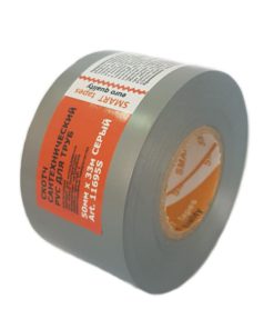 Скотч сантехнический PVC для труб SMART tapes 50мм*33м серый инд.уп. арт.11695S/36