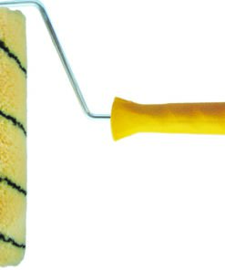 Валик полиакрил, желтый с черной полосой 6х42х180мм, ворс 11мм, в сборе "888" 8115529
