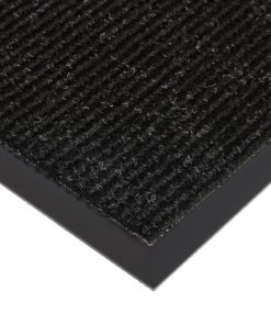 Коврик влаговпитывающий "Ребристый"  40x60 см, черный (10)