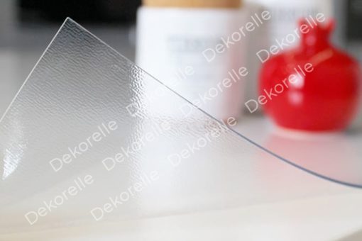 Клеенка силиконовая прозрачная (Рифленая) Dekorelle 0,8*20м, толщина 0,8мм