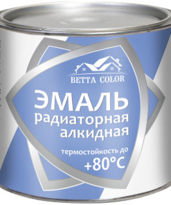 Эмаль радиаторная алкидная белая Betta Color  0,8 кг 14шт/уп
