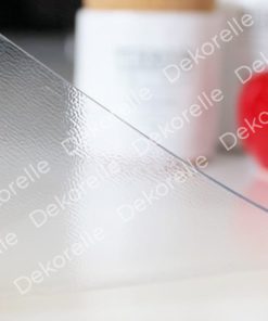 Клеенка силиконовая прозрачная (Рифленая) Dekorelle 1,0*20м, толщина 0,8мм