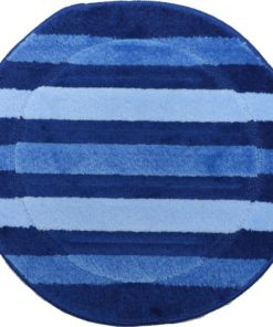 Коврик круглый для в/к "Саидтекс Авангард" D=67см D.Blue/т.синий 582