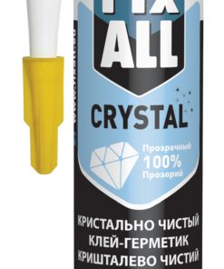 Клей-герметик FIX ALL CRYSTAL SOUDAL прозрачный 290 мл 12 шт/уп *