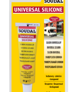 Универсальный силикон в блистерах SOUDAL 60 гр бесцветный 12 шт/уп