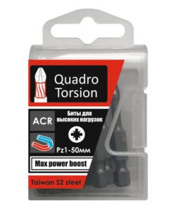 бита 1/4" шестигран. 4.0-50мм (10 шт./кор.) "Quadro Torsion" 440450