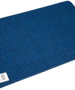 Коврик влаговпитывающий "Ребристый" Классик 40x60 см, синий (10)