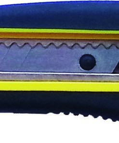 Нож с метал. ведомой, винт для фиксации, резино-пластиковый корпус (3 л-я) 9мм "888" 3065970 24шт/уп
