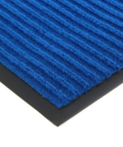Коврик влаговпитывающий "Ребристый"  40x60 см, синий (10)