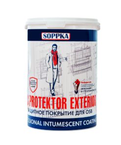 Огнебиозащита SOPPKA OSB Protektor Exterior для наружных работ 1кг 12шт/уп