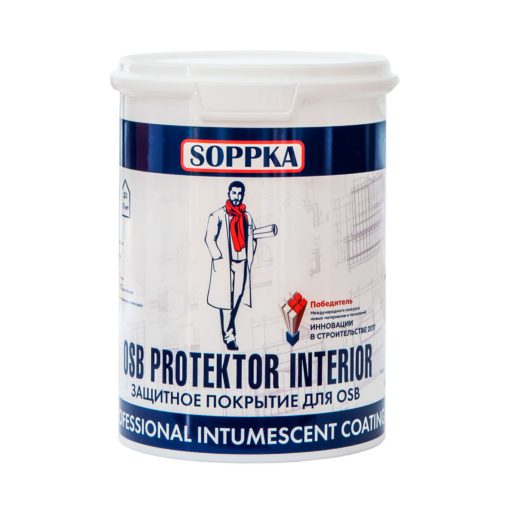 Огнебиозащита SOPPKA OSB Protektor Interior для внутренних работ 5кг