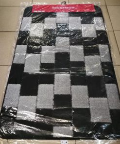 Комплект ковриков для в/к CONFETTI MAXIMUS Bornova из 2 шт 60х100/60х50см 9мм (черный)