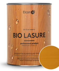 Водоотталкивающая пропитка для дерева Elcon Bio Lasure  дуб  (2л) 4шт/уп