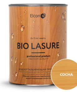 Водоотталкивающая пропитка для дерева Elcon Bio Lasure  сосна  (2л) 4шт/уп