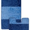 Коврик для в/к Саидтекс Авангард из 2шт 60х100см и 50х60см Blue/синий