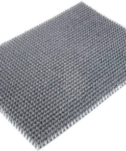 Коврик-щетинка 45х60 см, серый металлик, SUNSTEP™ 75-197