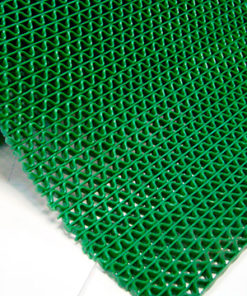 Грязезащитное покрытие "Зиг-Заг" 1,20х15м, толщина 5мм, Зеленый (1)