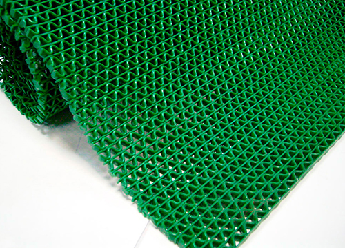 Грязезащитное покрытие "Зиг-Заг" 1,20х15м, толщина 5мм, Зеленый (1)