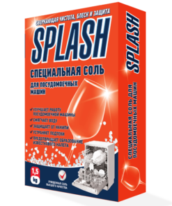 Специальная соль для посудомоечных машин Splash, 1,5 кг