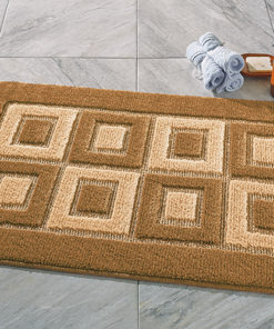 Комплект ковриков для в/к CONFETTI MAXIMUS Squares из 2 шт 60х100/60х50см 9мм (светло-коричневый)
