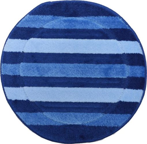 Коврик круглый для в/к "Саидтекс Авангард" D=67см D.Blue/т.синий 582