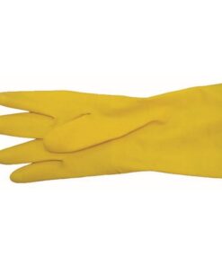 Перчатки латексные желтые L "888" 5077202 12шт/уп