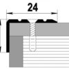 Порог Д3 бук 90, для кромок ступеней 24*18 мм
