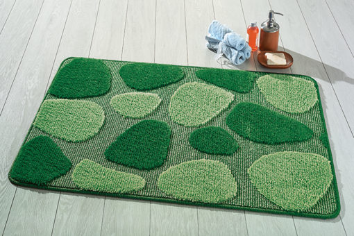 Комплект ковриков для в/к CONFETTI MAXIMUS Ridder из 2 шт 60х100/60х50см 9мм (зеленый)