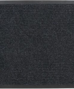 Коврик влаговпитывающий "Ребристый"  90х150 см, черный, SUNSTEP™ 35-073