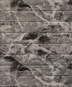 Панель самокл DecoSelf 3D (10шт/уп) Мрамор черно-белый 70*77*0,5см MR-BLW