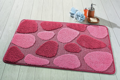 Комплект ковриков для в/к CONFETTI MAXIMUS Ridder из 2 шт 60х100/60х50см 9мм (розовый)