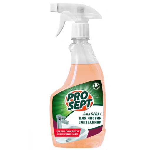 Универсальный спрей для чистки сантехники Bath Spray 0,5л