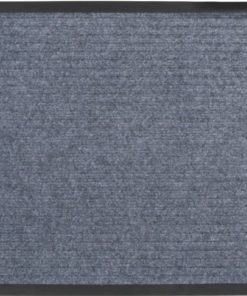 Коврик влаговпитывающий "Ребристый" 100х200 см, серый, SUNSTEP™ 35-081