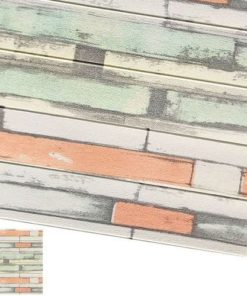 Панель самокл DecoSelf 3D (10шт/уп) Деревянная мозаика 70*70*0,4см WG-MS1