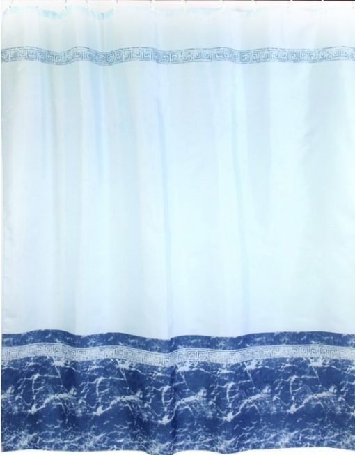 Шторы для ванн полиэстер MIRANDA MERMER SU (голубой)