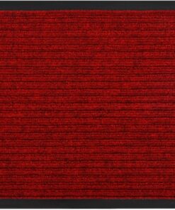 Коврик влаговпитывающий "Ребристый"  60х90 см, бордовый (10)