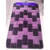 Комплект ковриков для в/к CONFETTI Semicolor BORNOVA из 2 шт 60х100/60х50см 9мм (баклажановый)