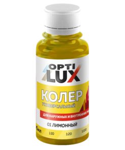 КП ОПТИЛЮКС 01 лимонный 0,1л бутылка ПЭТ (уп 108)