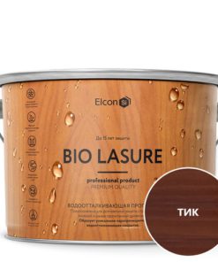 Водоотталкивающая пропитка для дерева Elcon Bio Lasure  тик  (9л) 1шт/уп