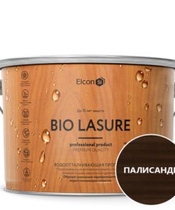 Водоотталкивающая пропитка для дерева Elcon Bio Lasure  палисандр  (9л) 1шт/уп