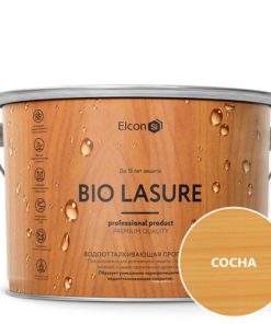 Водоотталкивающая пропитка для дерева Elcon Bio Lasure  сосна  (9л) 1шт/уп