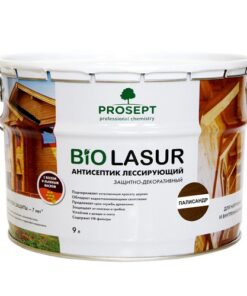 PROSEPT BIO LASUR - антисептик лессирующий защитно-декоративный; Палисандр 9л