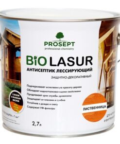 PROSEPT BIO LASUR - антисептик лессирующий защитно-декоративный; Лиственница 2,7л