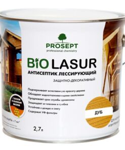 PROSEPT BIO LASUR - антисептик лессирующий защитно-декоративный; Дуб 2,7л