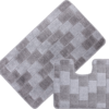 Комплект ковриков для в/к CONFETTI Semicolor BORNOVA из 2 шт 60х100/60х50см 9мм (серый)