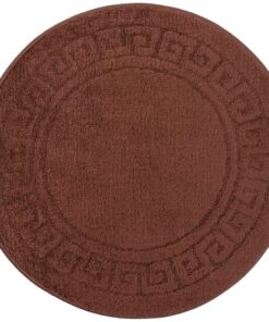 Коврик круглый для в/к "Confetti Maximus" Классик D=67см Brown/шоколадный
