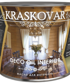 Масло для интерьера Kraskovar Deco Oil Interior Белоснежный 2,2л 4 шт/уп