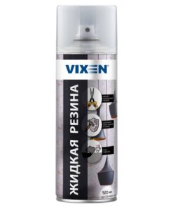 Жидкая резина прозрачная глянцевая аэрозоль Vixen 520мл 12шт/уп