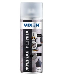 Жидкая резина прозрачная матовая аэрозоль Vixen 520мл 12шт/уп
