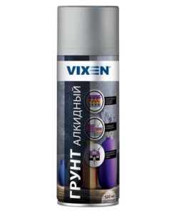Грунт универсальный серый аэрозоль Vixen 520мл 12шт/уп